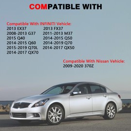 ZONFANT Valve Cover Gasket Set Compatible with INFINITI Nissan Vehicle EX37 FX37 G37 M37 Q40 Q50 Q60 Q70 Q70L QX50 QX70 370Z 2008-2020, Replace#13270-EY01A 13270-EY01B