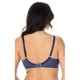 VIVISENCE Women's Padded Bra, darkblue, 80E