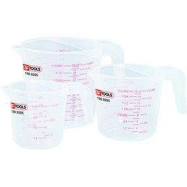 KS Tools 150.9205 Measuring cup set, 3 pcs