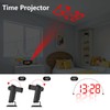 Petilleur Projection Alarm Clock for Bedroom Ceiling, 180° Rotatable Projector