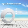 MroMax Fit 1.26" Outer Diameter Flange Water Pipe Cover Decoration