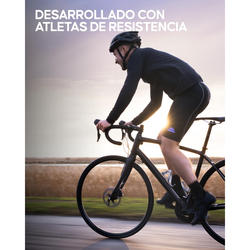 DANISH ENDURANCE Calcetines de Ciclismo Altos para Hombres y Mujeres