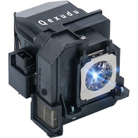 Qexudu ELP85 /V13H010L85 Replacement Projector Lamp Bulb with Housing for Epson PowerLite Home Cinema 3000 3100 3200 3500 3600e 3700 3800 3900 EH-TW6700 EH-TW6600W EH-TW6600 EH-TW6800 Projector Lamp