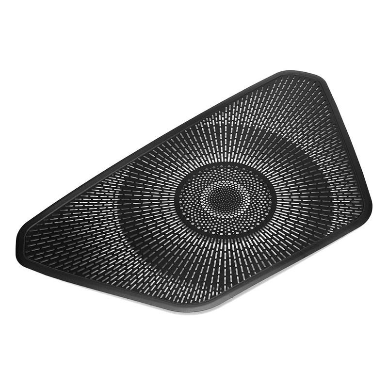Aluminum Alloy Black Console Dashboard Speaker Cover Trim Fits for