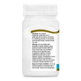 Hierro 65mg Premium Sulfato Ferroso 325mg 120 Caps Eg H5 Sabor Sin Sabor