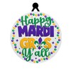 Happy Mardi Gras Y'all Sign or Door Hanger