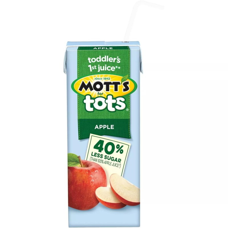 Mott's For Tots Apple, 6.75 Fl Oz Boxes, 32 Count