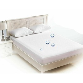 Vinyl Plastic Mattress Protector Fitted Sheet Style Waterproof Mattress Cover Breathable - Bed Wetting and Spill Protection for Mattress Fits a Mattress Up to 11.5" Deep (Twin 76" x 39" x 11.5" Deep)