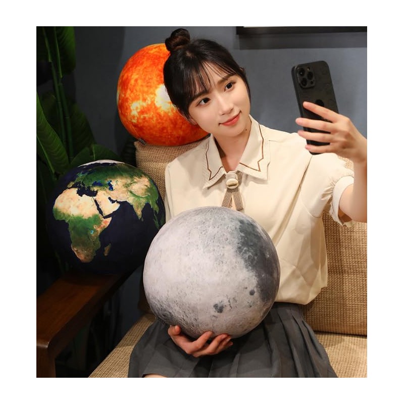 Sun, Moon, Mars and Earth Plush Cushion, Universe Series Plush