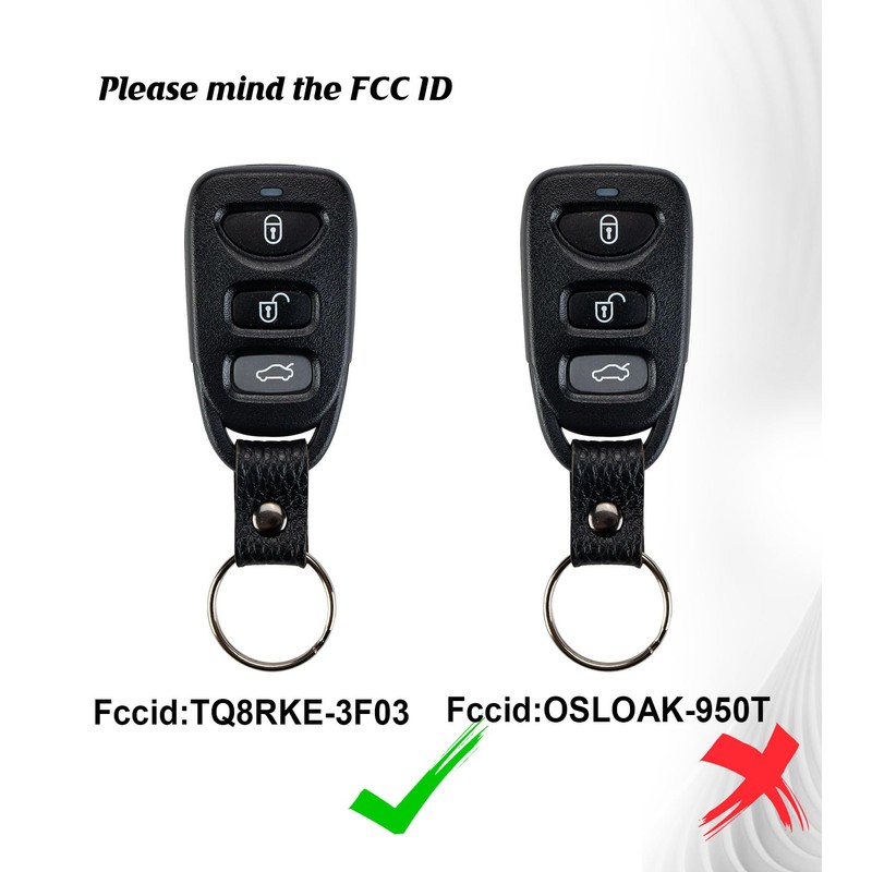 Remote2program 2PCS Simple Key Keyless Entry Remote Control Replacement for