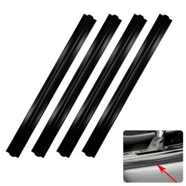 PVOTAWP 4PCS Car Concealed Wire Sleeve, Adhesive Tubing Cable Hidden Protector, Auto Flexible Line Cable Organizers Split Sleeves for USB, Driving Recorders and Video Line
