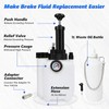 BELEY 3L Manual Brake Bleeder Kit with 5 Master Cylinder