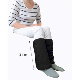 Tetote Leg Warmers, Far Infrared (Loose), Wrap, Nursing Care, No Tightening, Velcro Strap, Easy Size, Women's, Men's, Left and Right Set, Warming Goods, Cold Protection, Nursing Supplies, Sleep