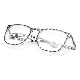 Alsenor Safety Glasses Anti Fog Goggles Protective Eyewear Blue Light Blocking Anti Dust UV Protection Glasses For Men Women (Black-Leopard)