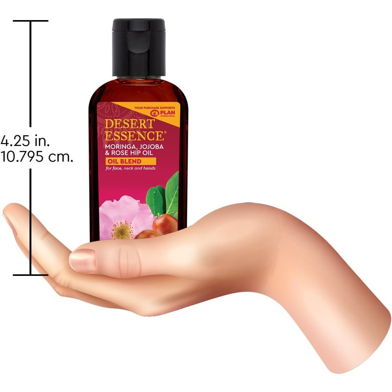 Desert Essence - Aceite de Moringa, Jojoba y Escaramujo para