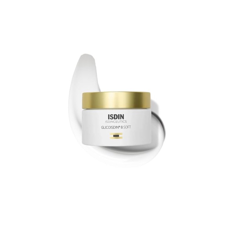 ISDIN - Isdinceutics Glicoisdin 8 Soft, Crema Facial Antiedad con