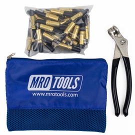 50 3/16 Heavy Duty Cleco Fasteners + Cleco Pliers w/ Carry Bag (KHD1S50-3/16)