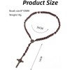 Fizzix Elegant Rosary Beads for Catholic Men – Smooth Wooden