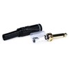 Monoprice 1/4 Inch (6.35mm) TS Mono Plug - Black Shell