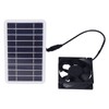 2.5W Solar Panel Fan Solar Pet Exhaust Air Flowing Fan