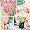 Hwahong 100pcs Squishy Pens Bulk Cute Novelty Gel Ink Bobblehead