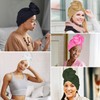 LVBGQVL Women Turbans and Head Wraps, Women African Turban Flower