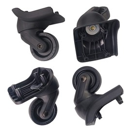 TarppedRock Replacement Luggage Wheels for Suitcases Repair, Set of 4, Luggage Spinner Wheel Replacement Repair Casters for Travel Customs Trolley Bag (TR44R - 4 Pcs)