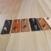 FSSTUD 12 PCS Metal Flat Topped Purse Handbag Feet Nailhead