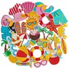 EMORBALS 32 Pcs Summer Theme Iron on Patches, Embroidered Sunny