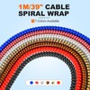 ADDMOTOR Cable Spiral Wrap 1M Length Cable Management Solution to
