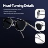 Technigadgets Pedro Steampunk - anteojos de sol de doble lente