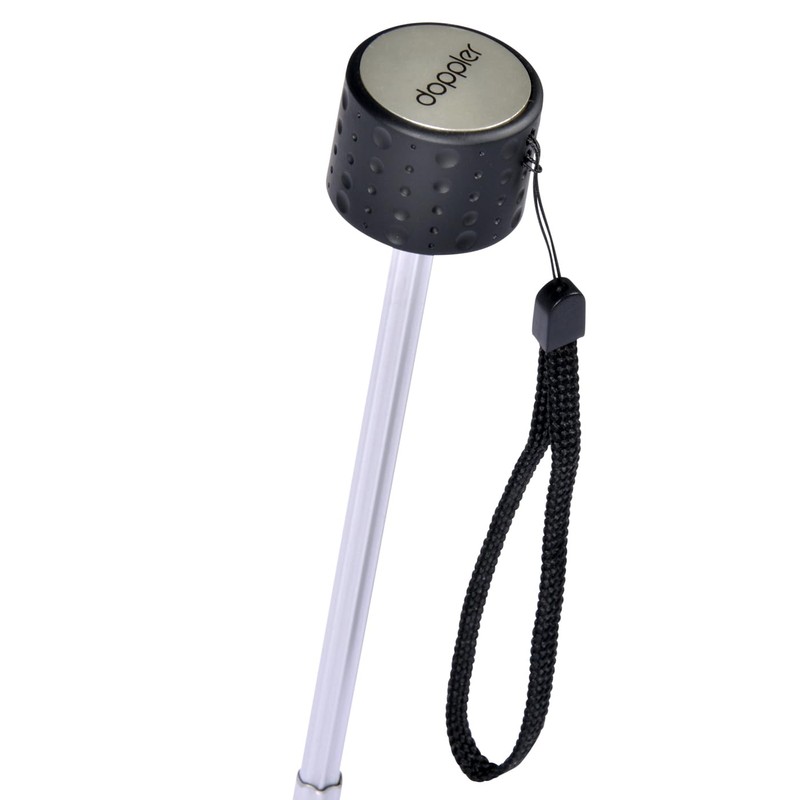 doppler Pocket Umbrella Fibre Havana Plain, aqua blue, 90 cm,