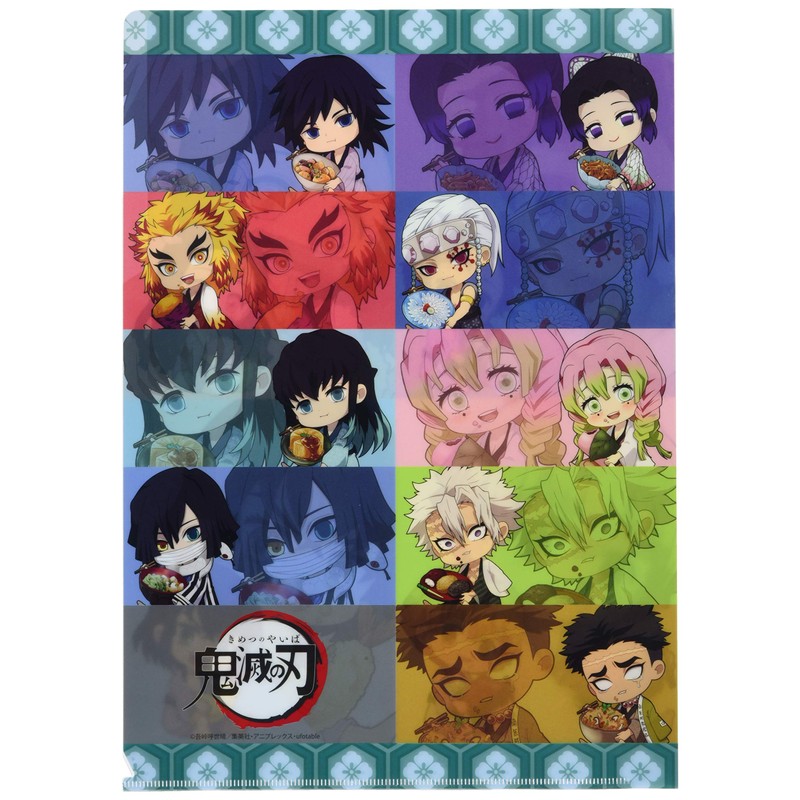 Demon Blade Mogumogu Meeting Gyugyutto Clear File 3 Pockets