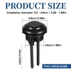 48mm Toilet Button Pusher, Toilet Push Button, Dual Flush Adjustable