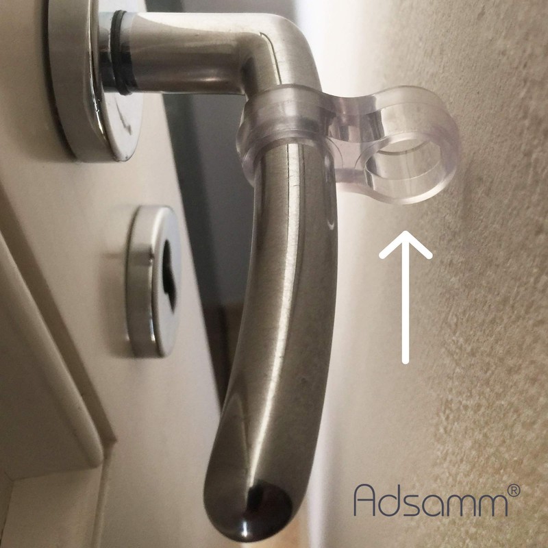 Adsamm® 5 x door stoppers with 2 rings (16 mm