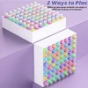 LOLYSIC 2 Pack 64 Grids Craft Paint Storage Organizer -