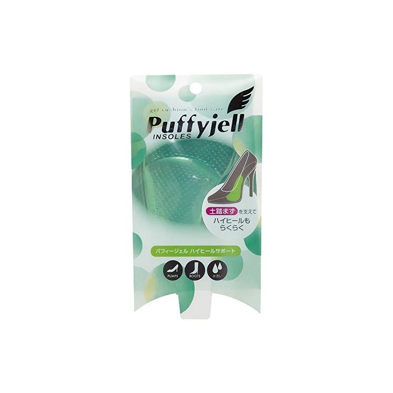Puffy Gel Women's Insole, High Heel Support, Free, clear