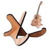 Coret Ukulele Wooden Stand, Small Guitar Musical Instrument Stand, Portable