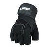 Azure Leather Weight Lifting Gloves Men Gym Fitness Workout, Anti