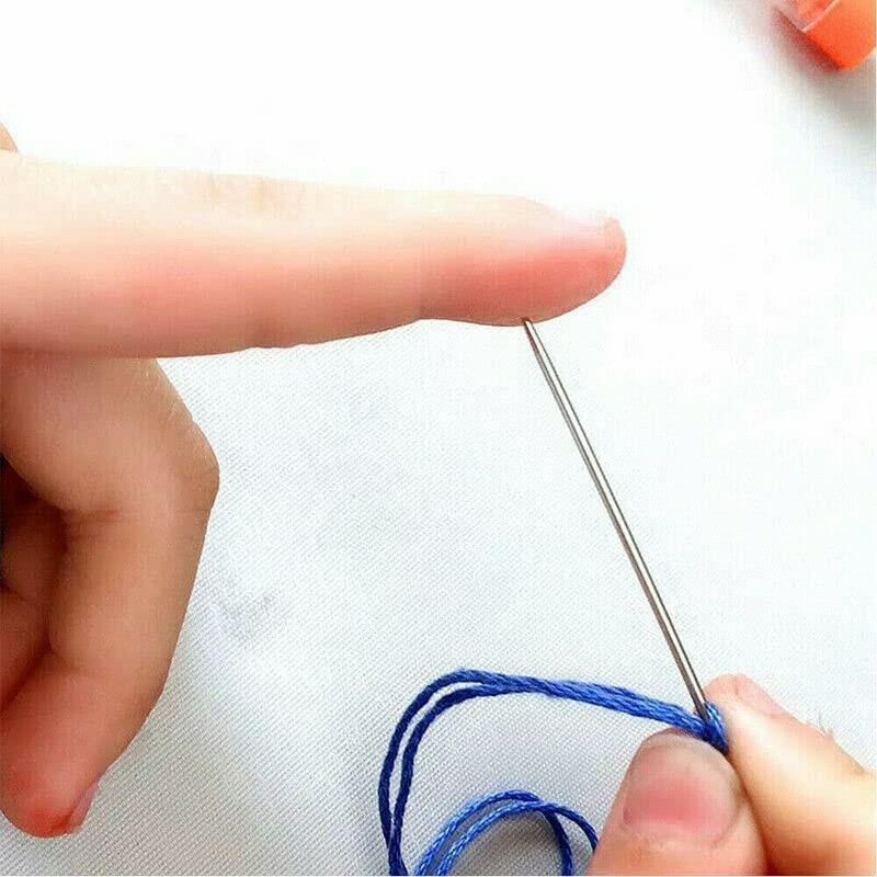 AIMALL 9X Large Eye Blunt Needles Wool Thick Knitter Yarn