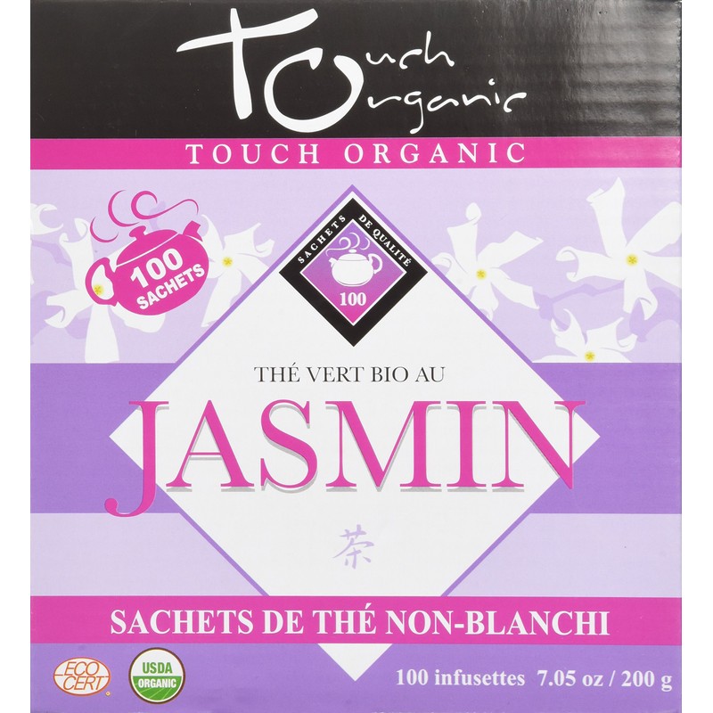 Touch Organic China Organic Tea Cube, Jasmine Green Tea