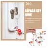 24Pcs Alpaca Keychain Party Favors Animal Lover Keychains Alpaca Keychain