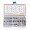 75Pcs Stainless Steel Threaded Inserts Nuts Assortment Tool Kit for
