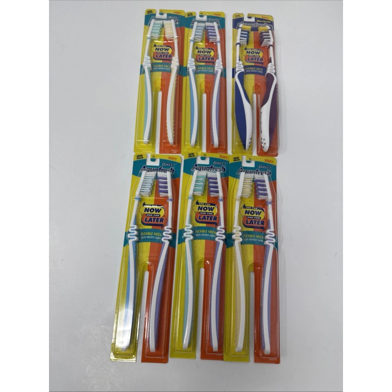 Aquafresh Vintage Aquafresh Flexible Neck Soft Toothbrush #31 2count package