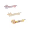 6 Pcs Cute Cat Hair Clips Acetate Small Cat Barrettes