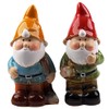 BWG High Glaze 14cm Garden Gnomes - Ceramic Yellow Red