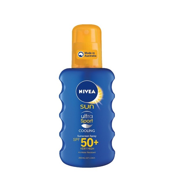 Nivea Sun Ultra Sport SPF 50+ Cooling Sunscreen Spray 200ml