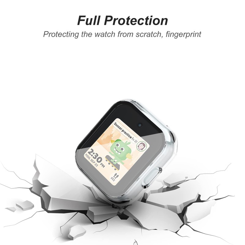 BlackPro Compatible with SyncUp KIDS Watch Screen Protector, Hard PC