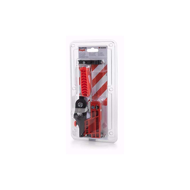 Tecomec Super Rapid Chainsaw Sharpening File Guide Bar Mount compare