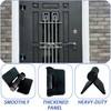 8 Pack Heavy Duty Weldable Hinges 12Ga Solid Steel, Butt